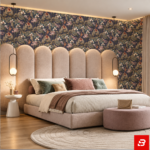 Elysian Grand Arch Wall-Panel Upholstered Luxury Bed