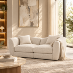 Celeste Contoured High-Back Modular Loveseat