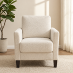 Haven Mid-Century Modern Upholstered Accent Armchair